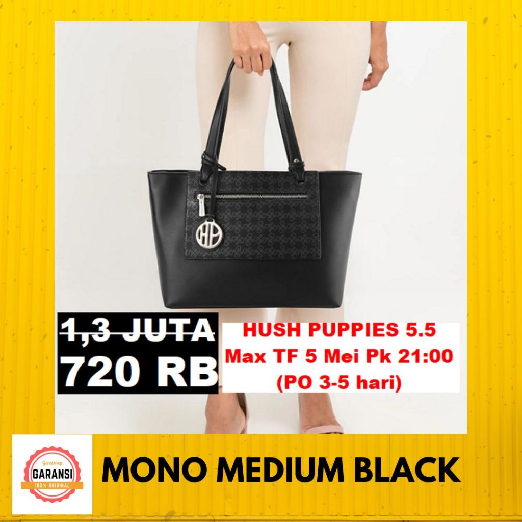 Tas tote bag wanita Hush Puppies MONO sale original store