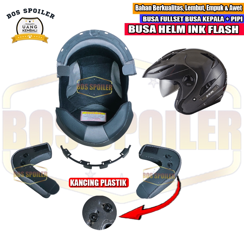 BUSA HELM INK FLASH SATU SET BUSA HELM INK FLASH SPON BUSA INK FLASH