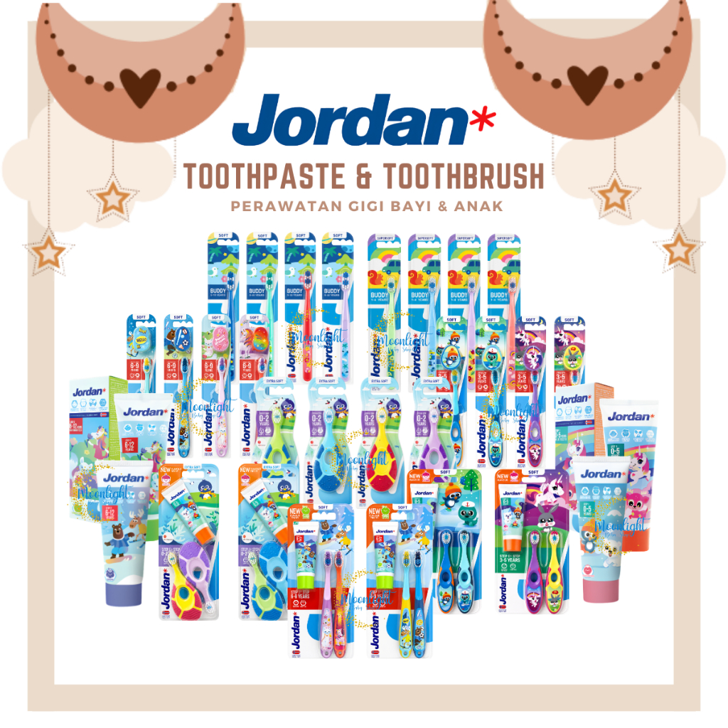 Jordan Sikat Gigi Tooth Paste Odol Jordan Toothbrush Anak dan Bayi