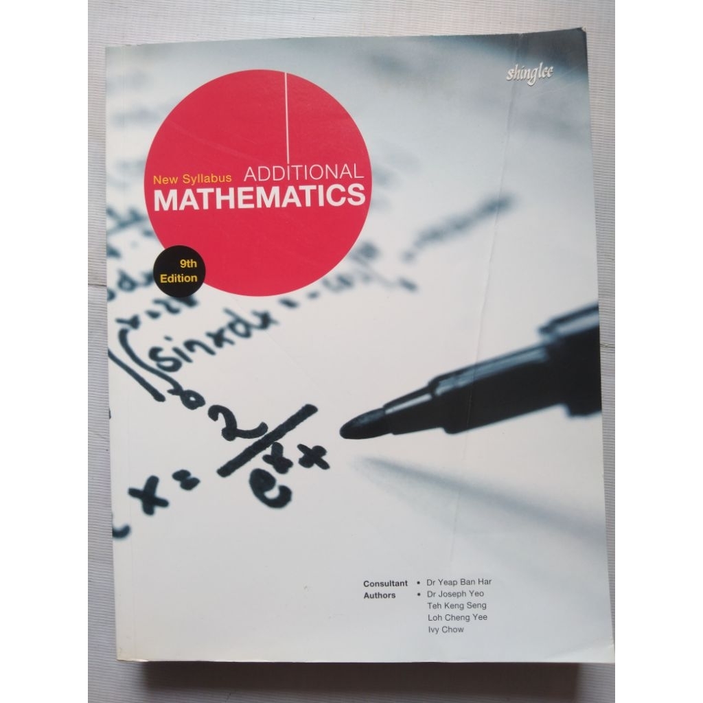 Buku Impor Bekas ori NEW SYLLABUS ADDITIONAL MATHEMATICS 9th Edition