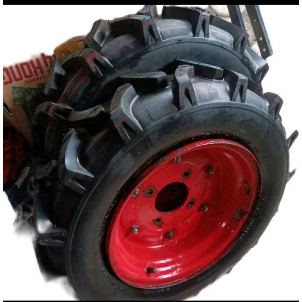 1pcs Ban karet Traktor UK Ring 12 kanan kiri  pasang Roda karet Traktor Quick