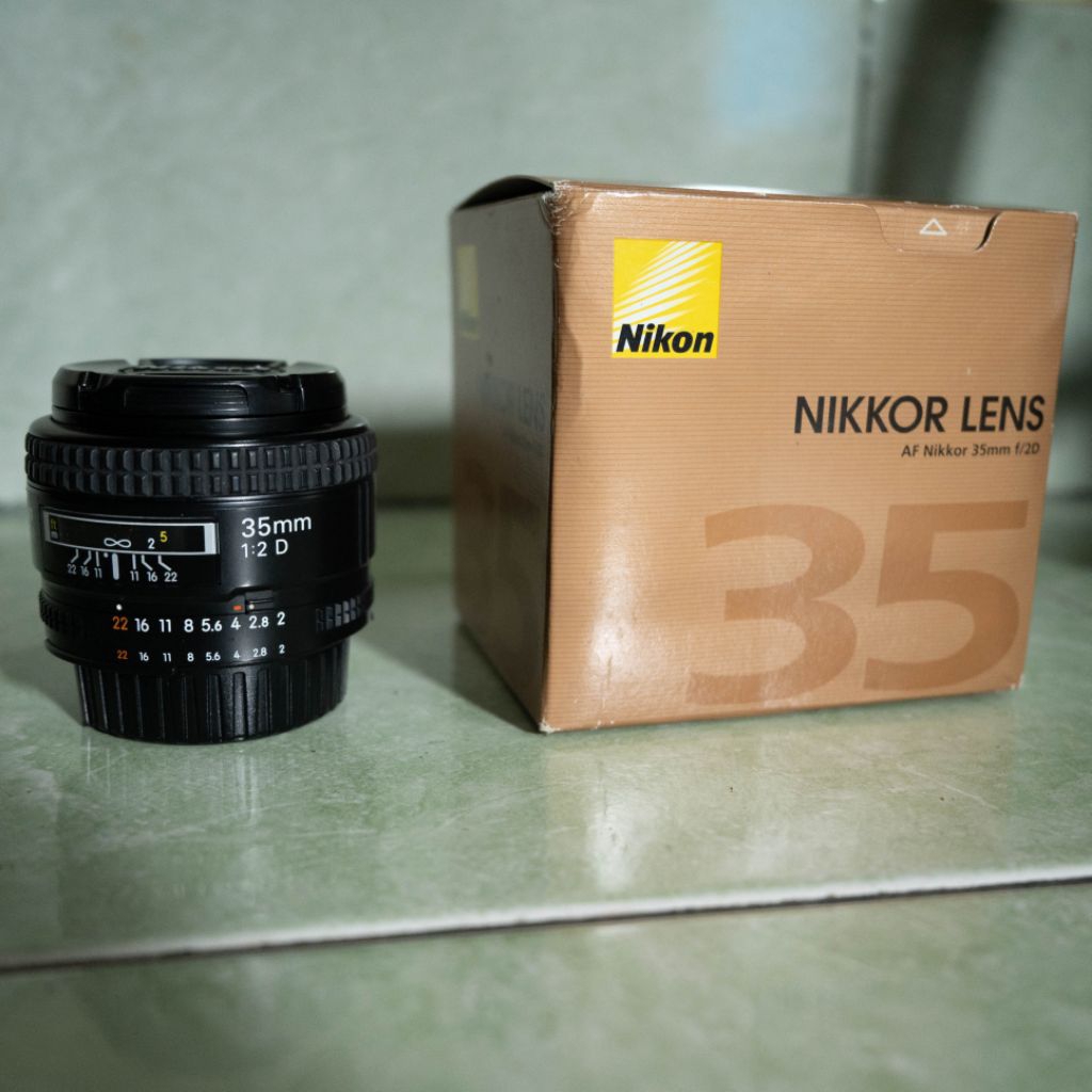Nikon 35mm f2 AFD Lensa AF Nikkor 35mm f/2D