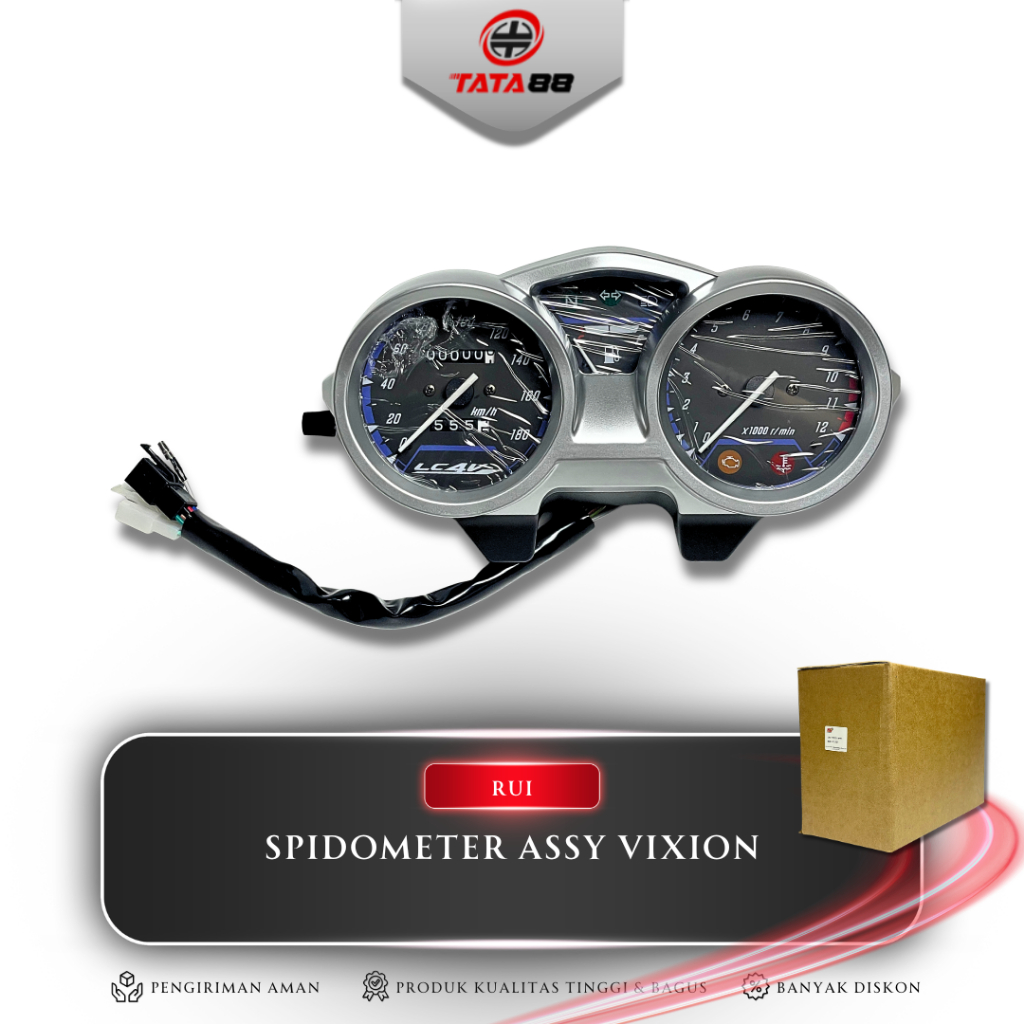 SPIDOMETER ASSY VIXION - SPIDO SPEEDO METER SPEEDOMETER MOTOR VIXION OLD LAMA