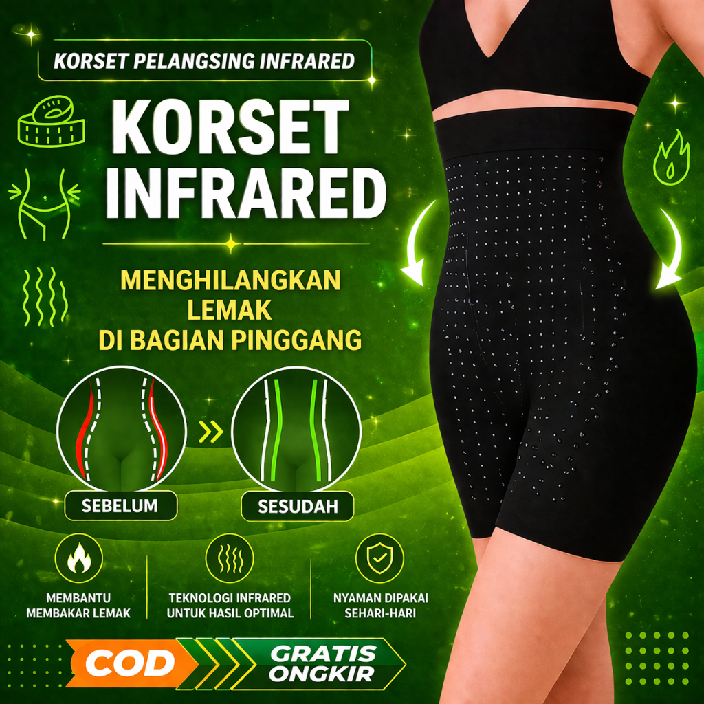 Celana Korset Pelangsing Perut Buncit Pants Infrared 3 in 1 Pelangsing Pengencang Badan Pantat SLIMM