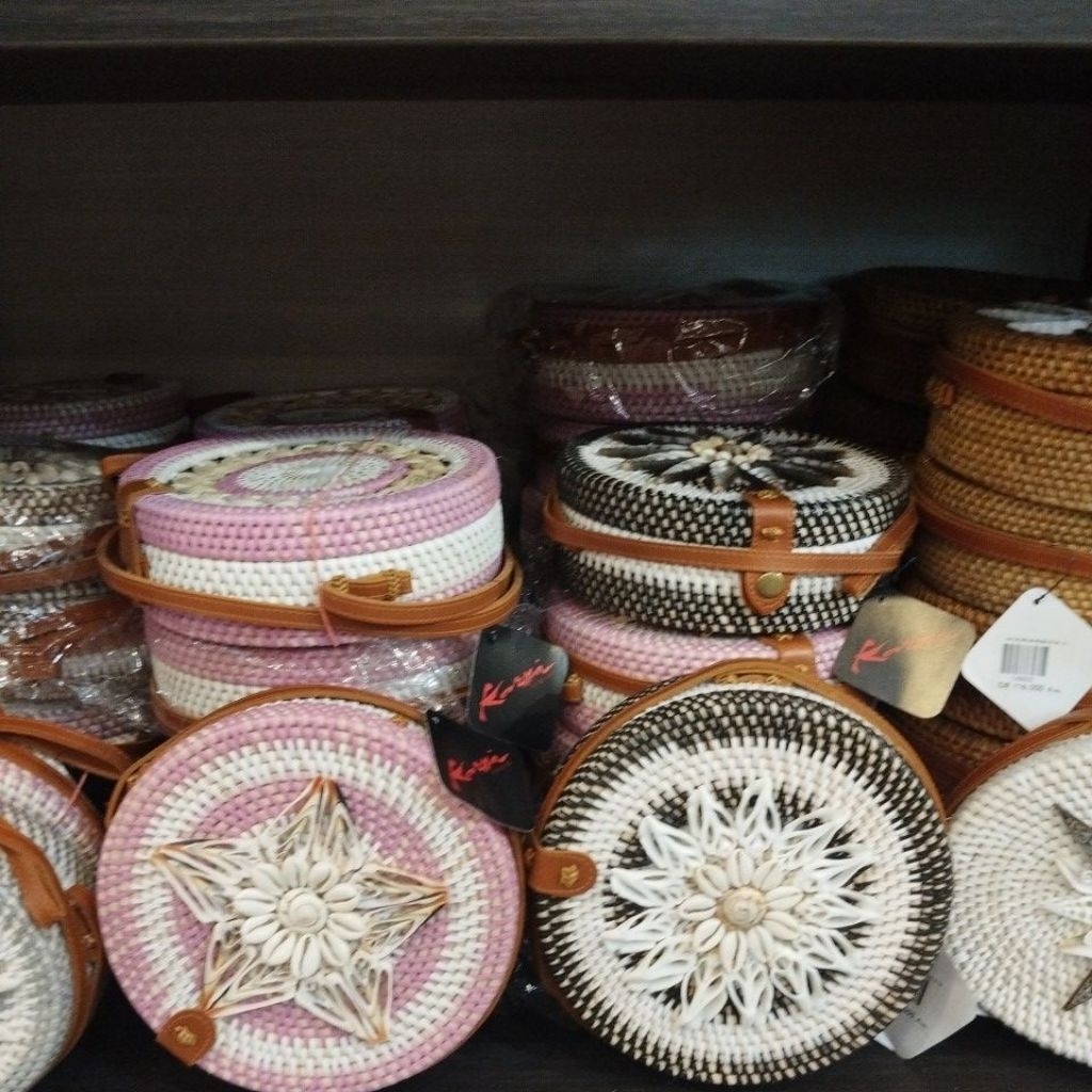 (JOOB) Tas Rotan/ tas lidi/ tas anyaman bambu