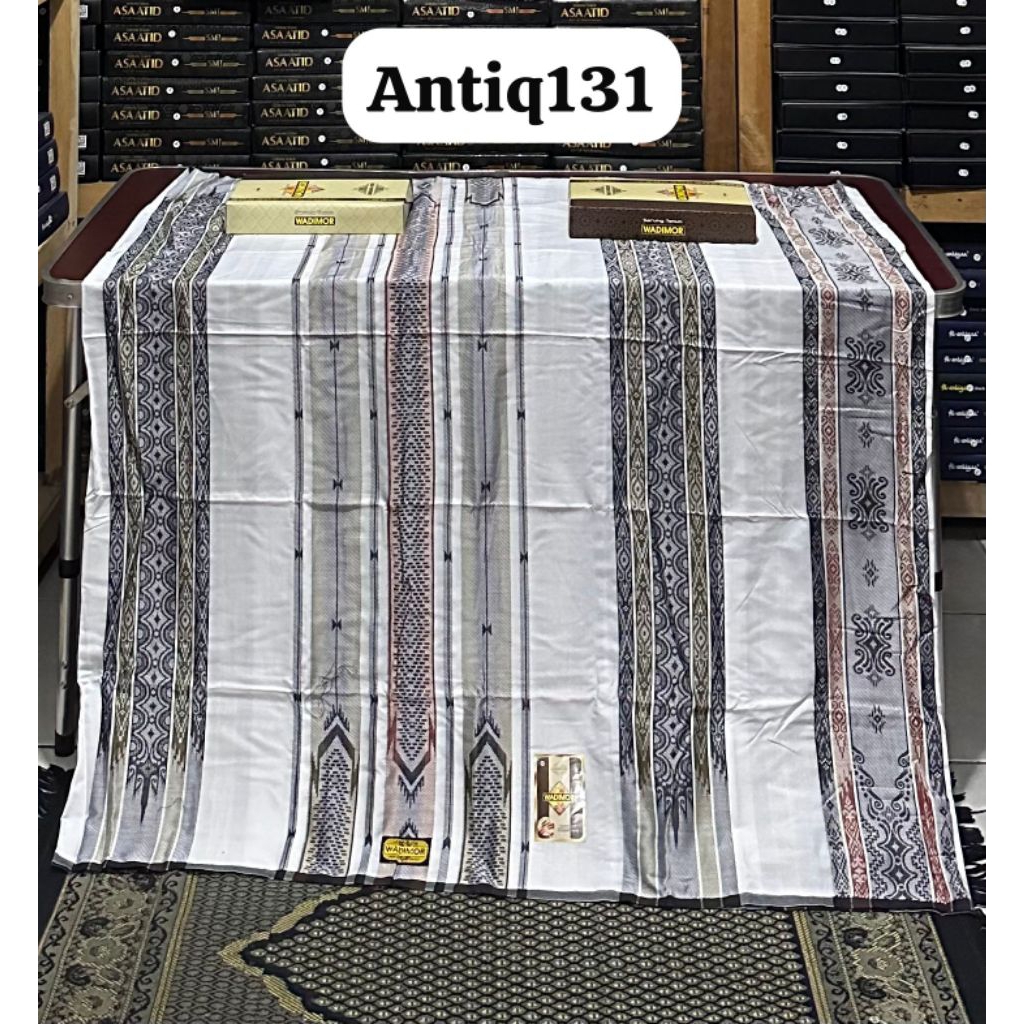 SARUNG WADIMOR JAQUART ANTIQ SONGKET TIMBUL MOTIF BAGUS & ELEGAND