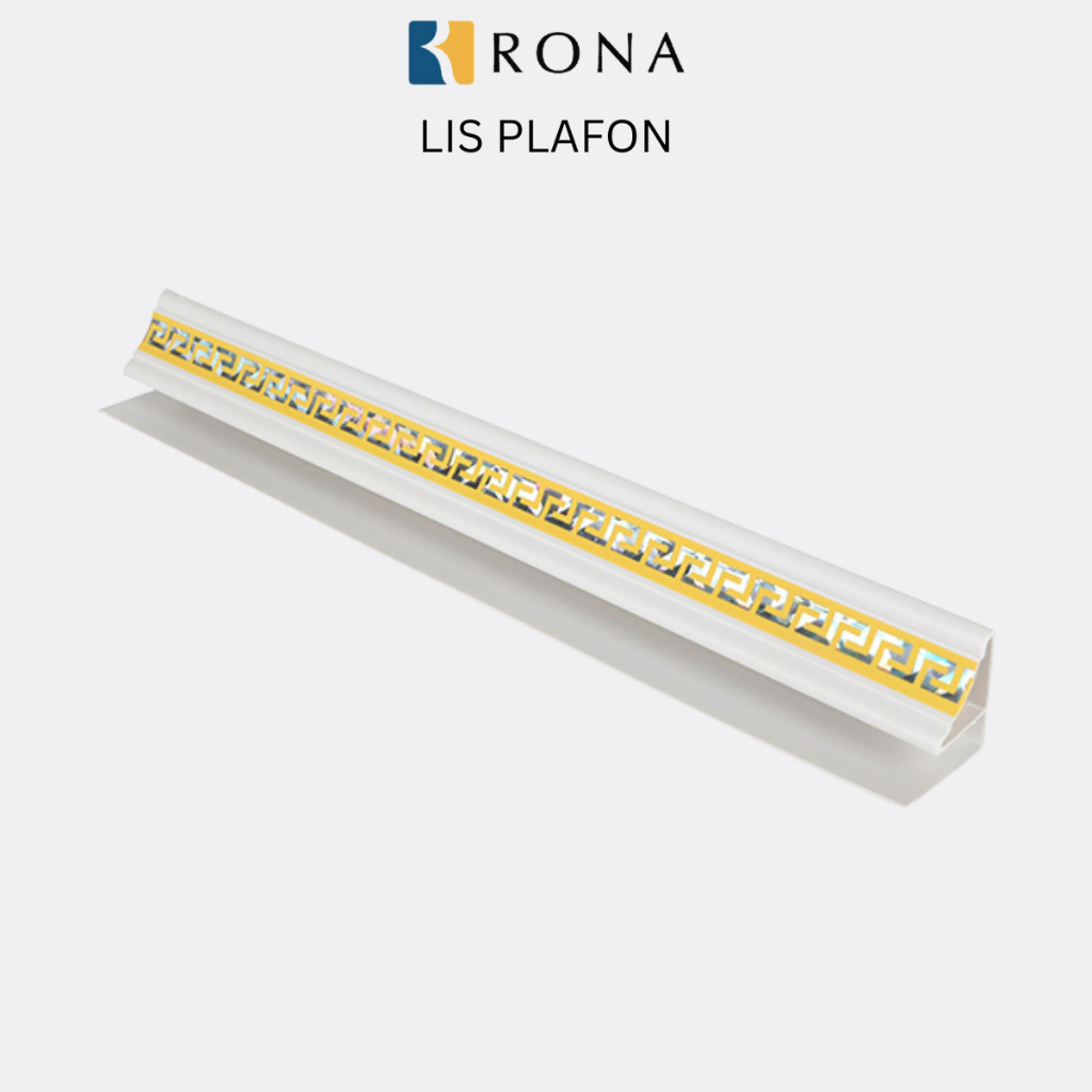 RONA - Lis Plafon PVC Motif Greek Gold Ceiling Border