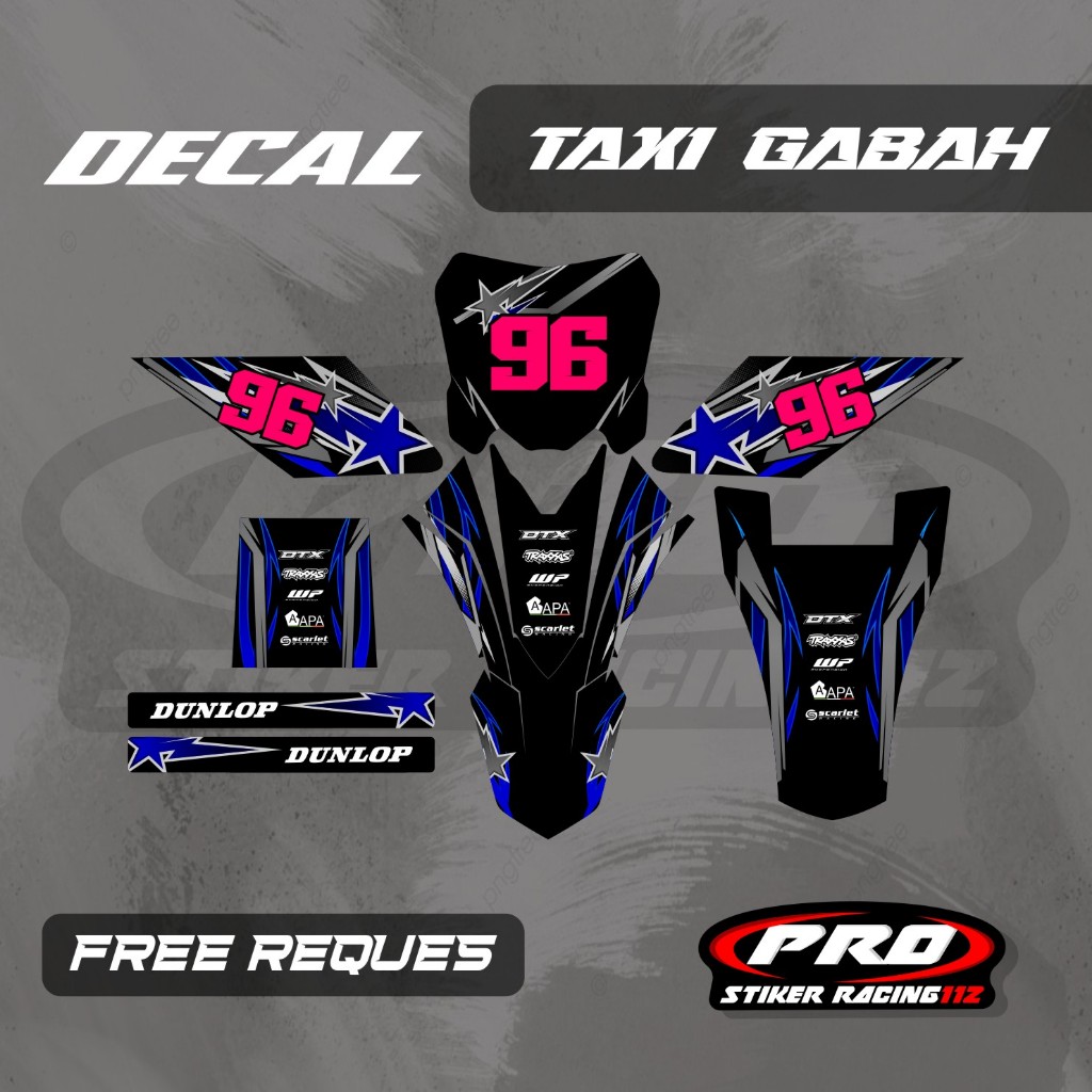 DECAL OJEK GABAH DECAL TAXI GABAH DECAL ANGKUT GABAH FREE CUSTOM