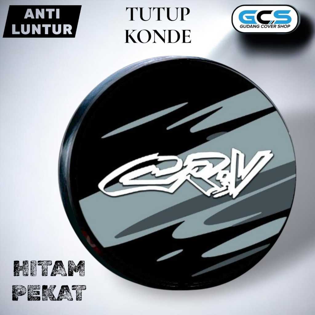 Cover Ban Serep CRV Sarung Ban Mobil Honda CRV Gen 1 Gen 2 Custom Desain Gambar Bebas Bahan Kulit Si