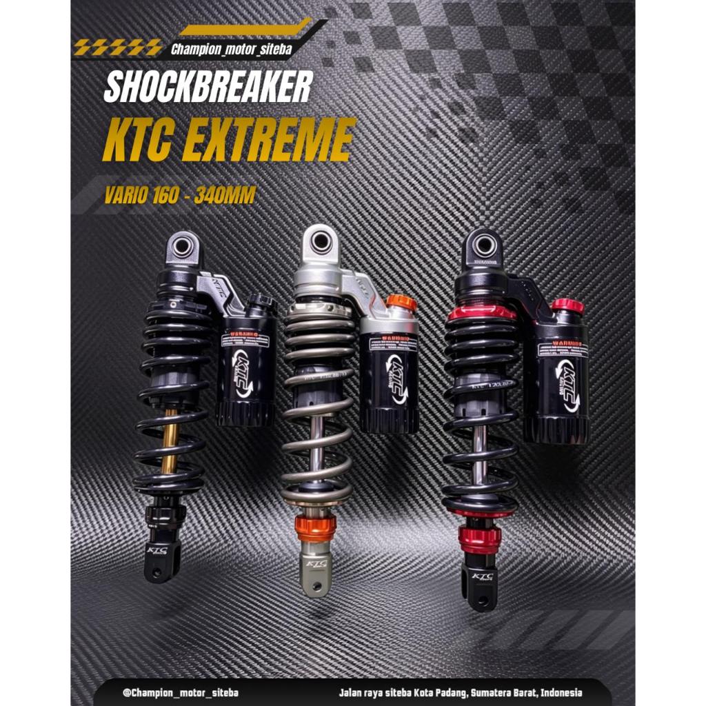 SHOCK SHOCKBREAKER MATIC TABUNG ATAS VARIO BEAT MIO KTC EXTREME NEW UKURAN 325MM 300MM 340MM VARIO 1