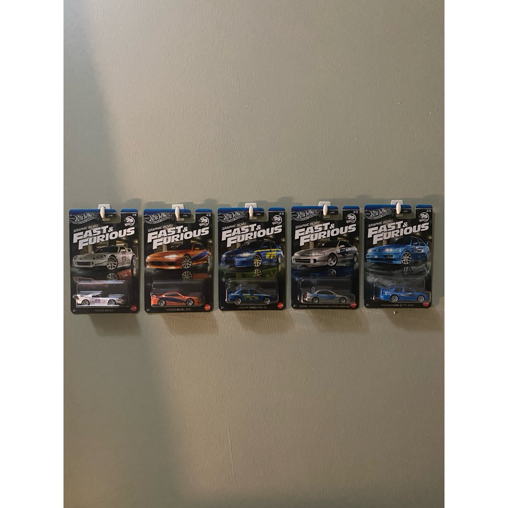 Hotwheels Fast & Furious Graphic Remix Set