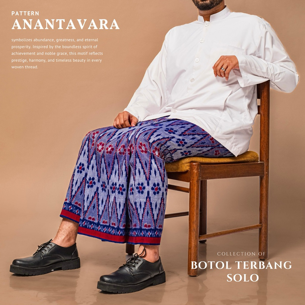 Sarung Goyor Tenun Original Botol Terbang Solo (ANANTAVARA)