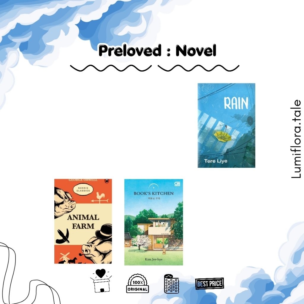 [Preloved] Rain, Animal Farm (eng), Book's Kitchen