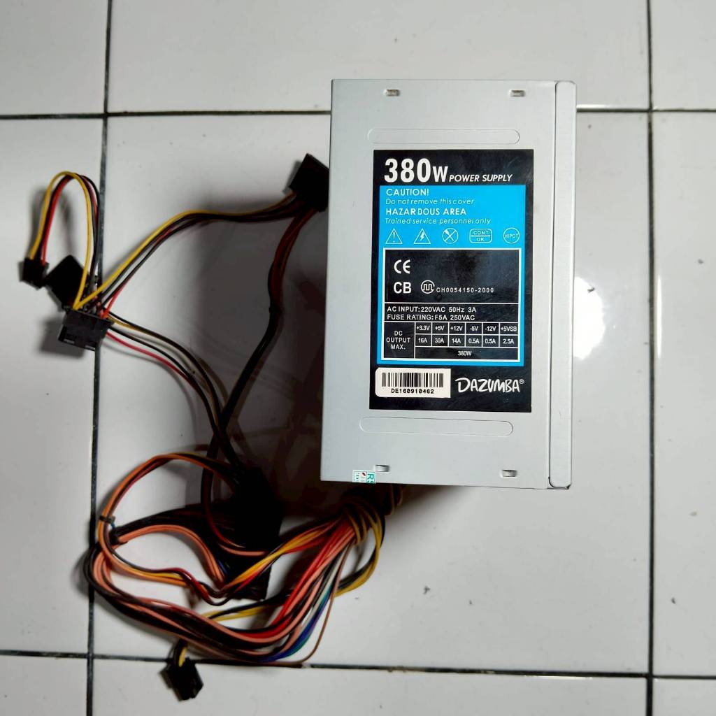 Power Supply PC DAZUMBA 380W Second Normal