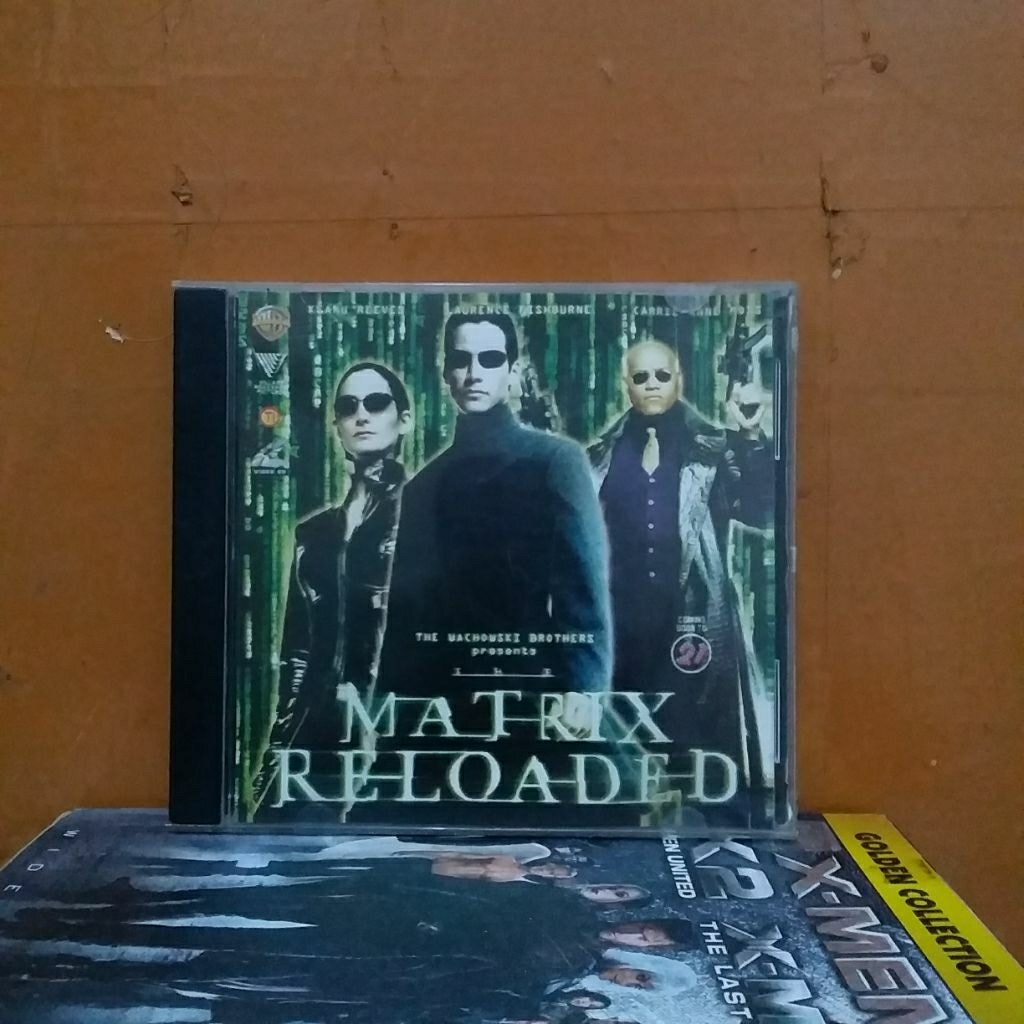 VCD ORIGINAL FILM THE MATRIX RELOADED ISI 2 DISC