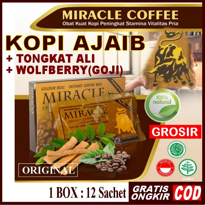 KOPI AJAIB KOPI MIRACLE ENERGY COFFEE GOLDEN BULL