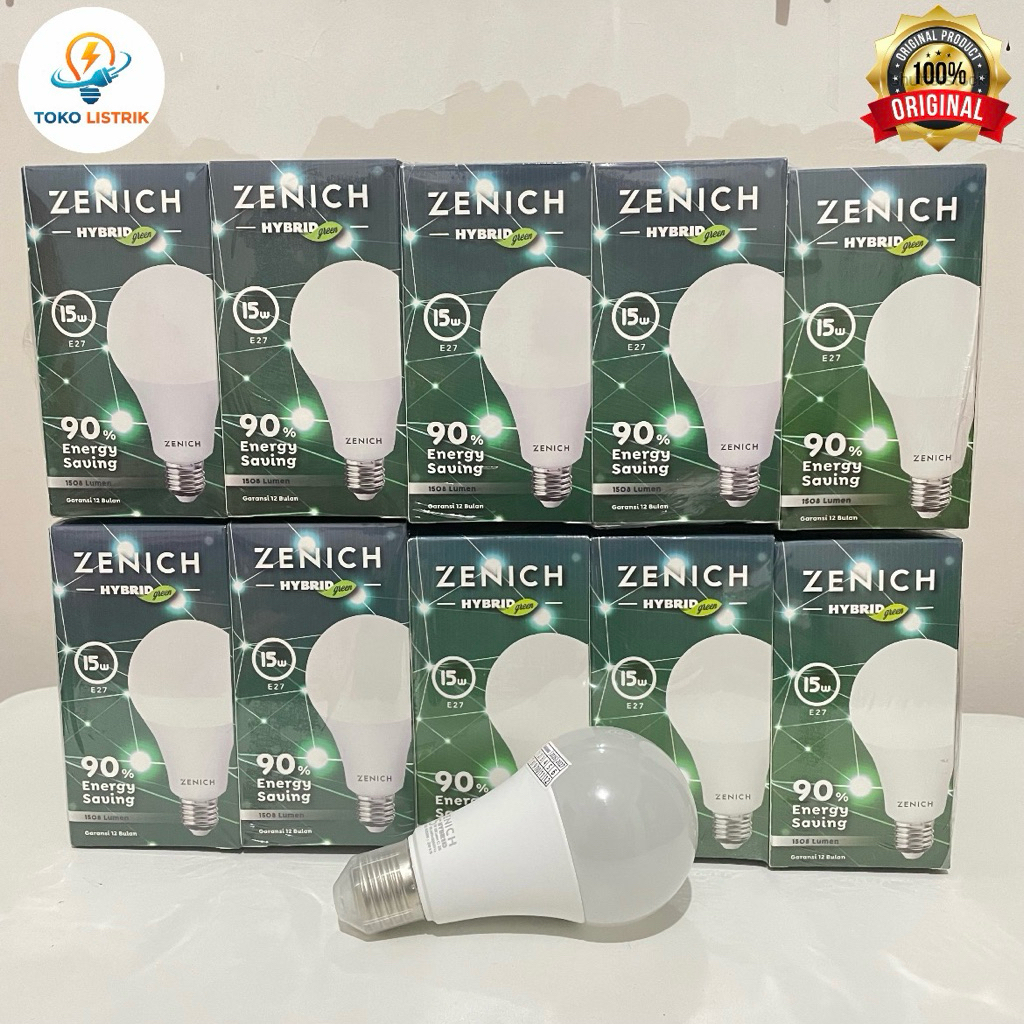 Lampu Led Bulb Zenich Hybryd 15 Watt / Led Grosir / Lampu Zenich Hybryd