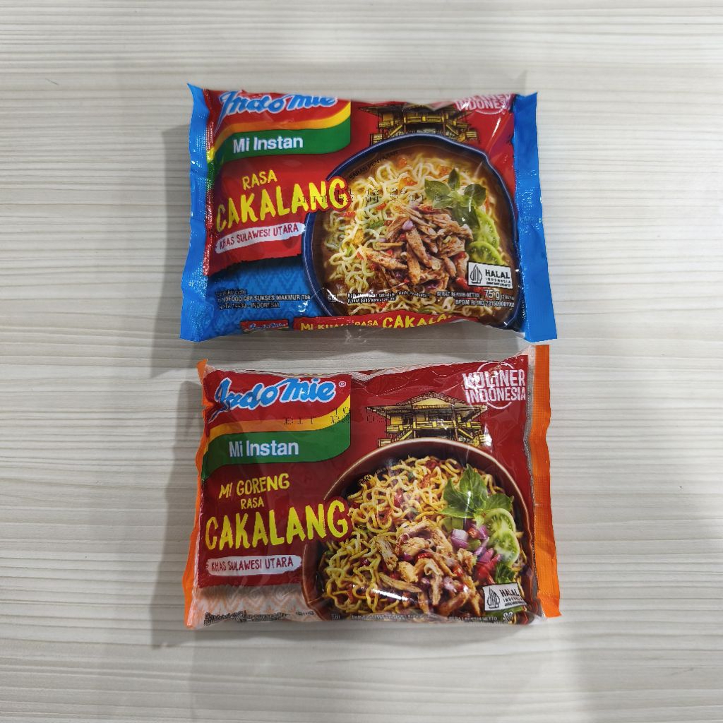 indomie Cakalang Goreng dan indomie Cakalang Kuah
