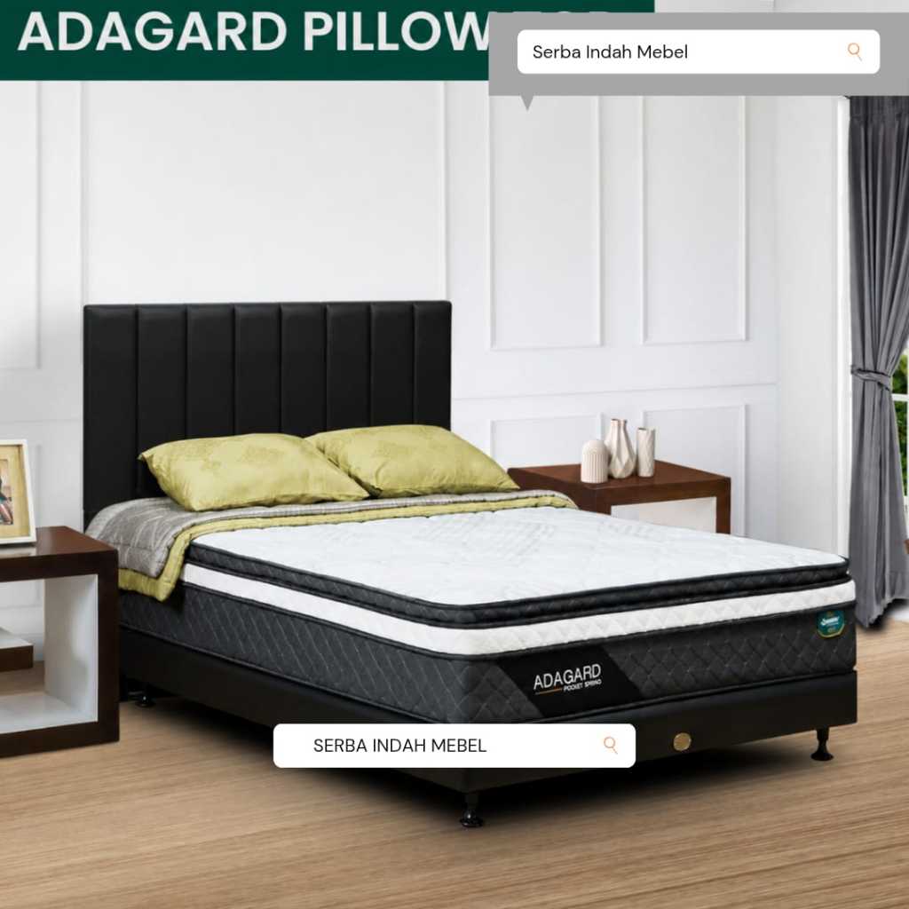 Kasur Springbed Guhdo Adagard Pocket plushtop pillow top Garansi pegas 10 Thn 180x200 160x200 140x20