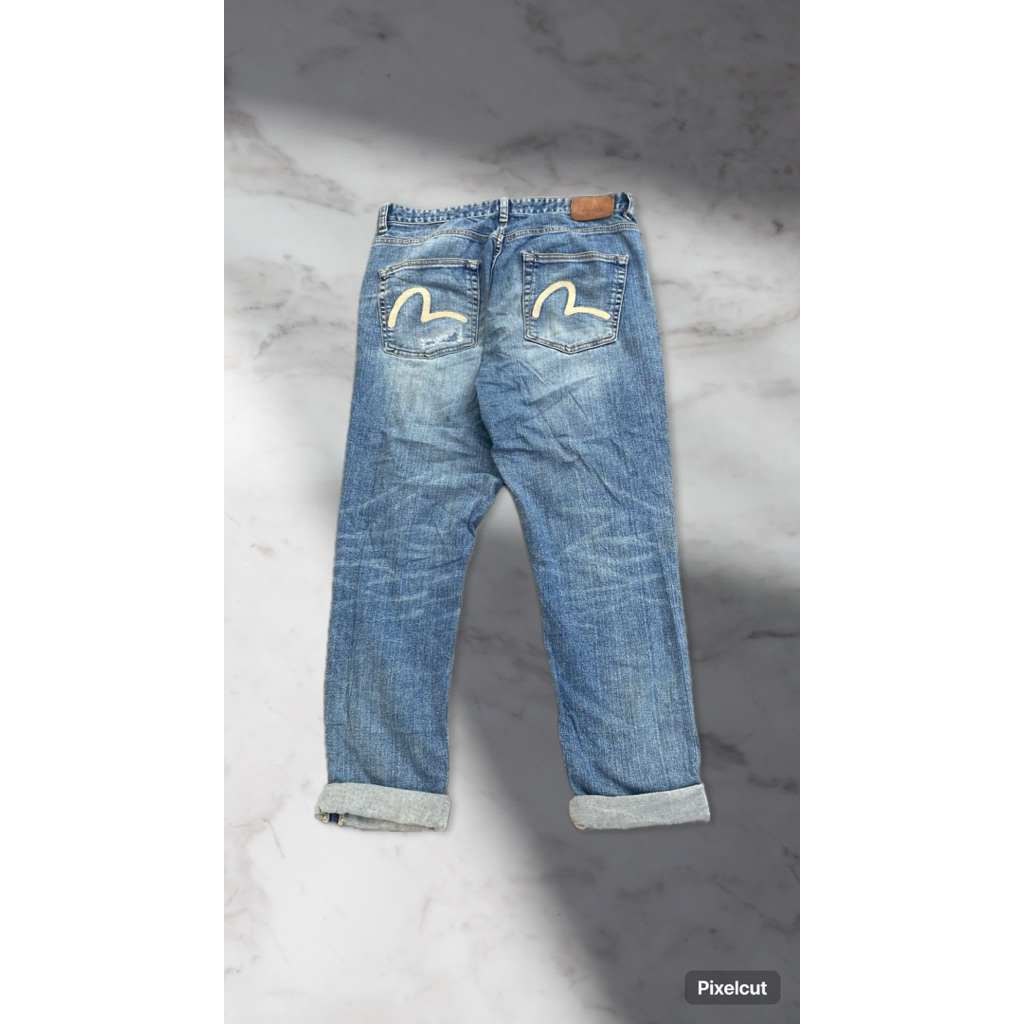 CELANA JEANS DENIM FADING PRL/PRELOVE