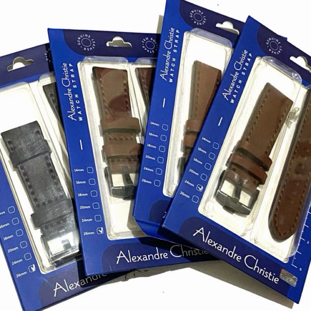 STRAP KULIT ORIGINAL ALEXANDRE CHRISTIE TALI JAM ALEXANDRE CHRISTIE TALI JAM AC TALI KULIT AC