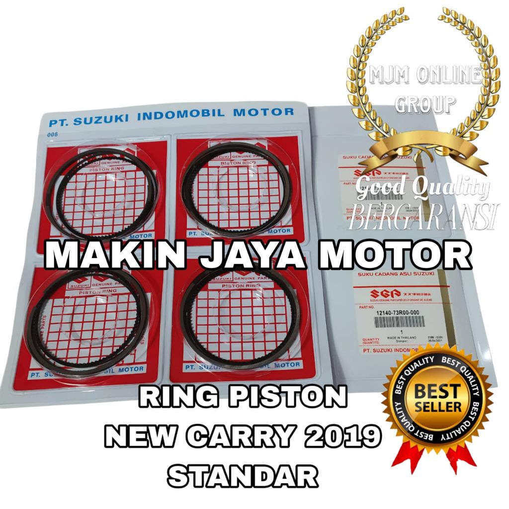 RING PISTON SEHER SUZUKI NEW CARRY 2019 / CARRY TAYO ORIGINAL