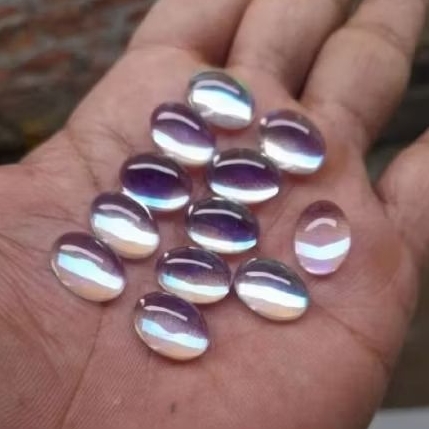 batu akik kalimaya pelangi india jarong biru 14x10mm