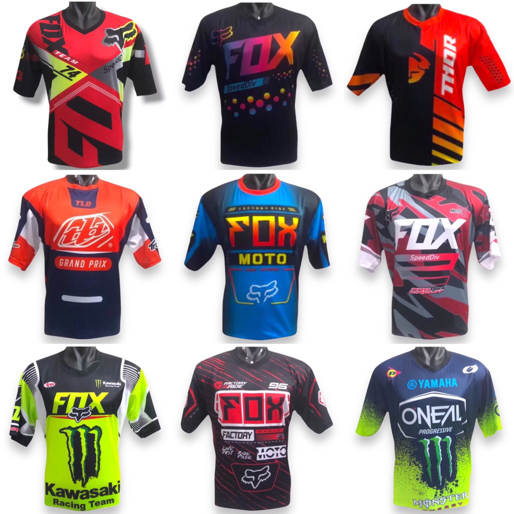 JERSEY MOTOCROSS TRAIL OBLONG LENGAN PENDEK / JERSEY PRIA SEPEDA GOWES FULL PRINTING LENGAN PENDEK