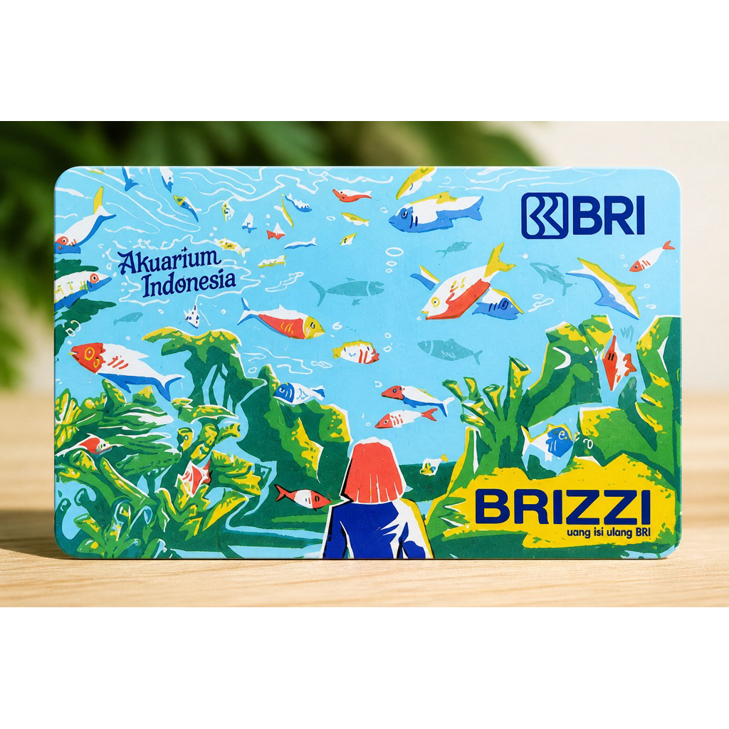 KARTU E-TOLL E-MONEY BRI BRIZZI ORIGINAL