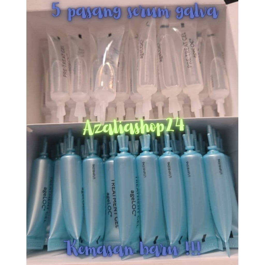5 pasang serum curah galvanic kemasan baru exp 2028