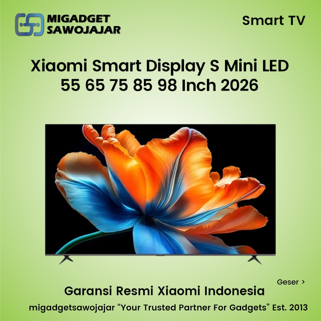 Xiaomi Smart Display S Mini LED 55 65 75 85 98 Inch 2026 4K QLED Google TV Dolby Audio DTSX