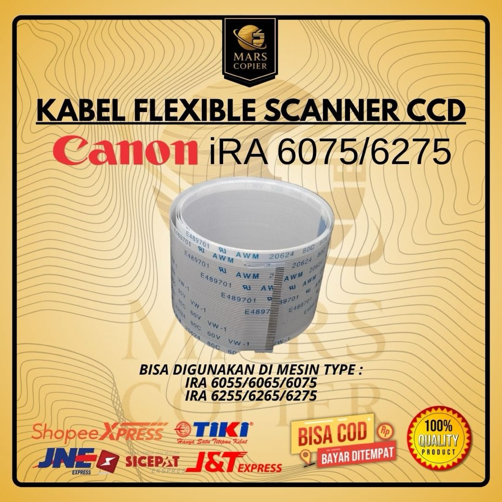 KABEL FLEXIBLE SCANNER CCD CANON IRA 6055 6065 6075 IRA 6255 6265 6275