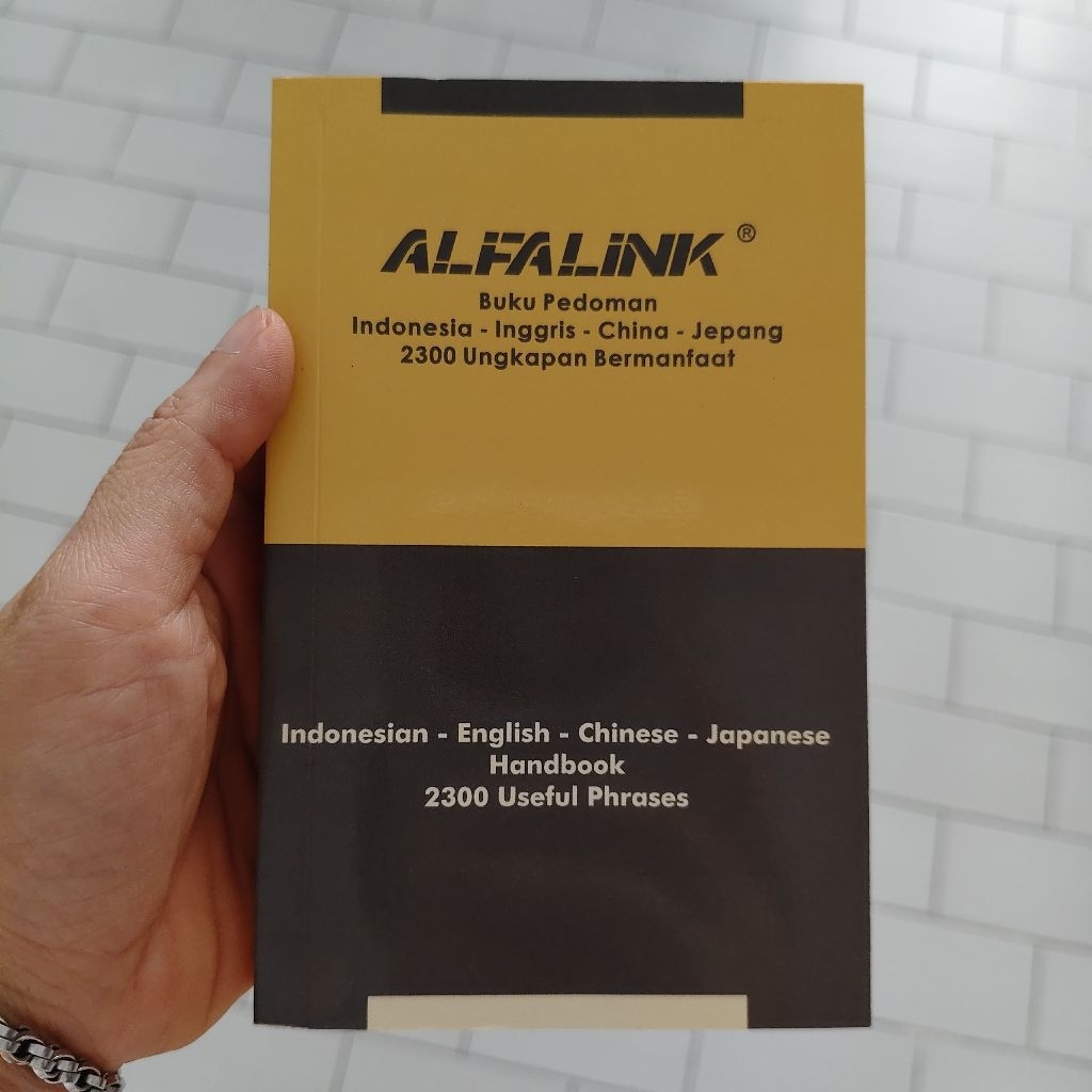 Kamus Alfalink 4 Bahasa : Indonesia Inggris Mandarin Jepang