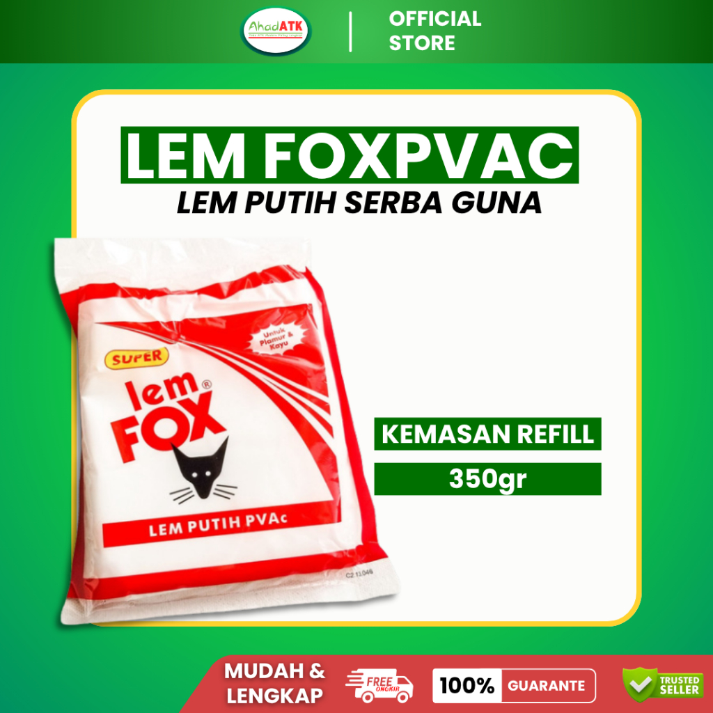 Lem Fox Kantong 350 Gram | Refill Lem Fox 350 Gram
