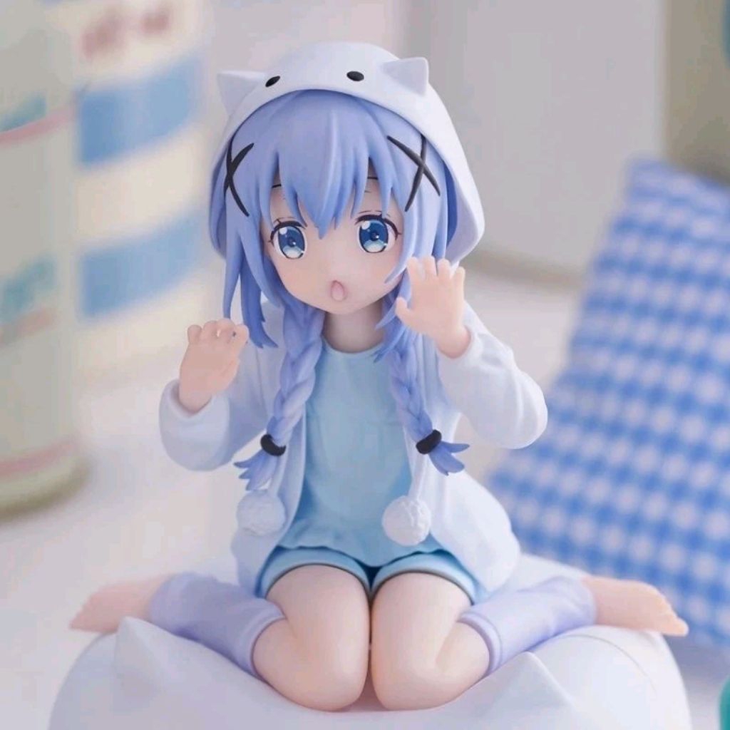 Anime Figures Kafuu Chino Doll PVC Model Koleksi dekorasi Figure