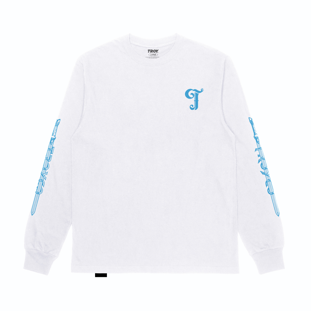 Troy Company Kaos Pria Lengan Panjang Putih - Reinse Longsleeve White LSD 3609