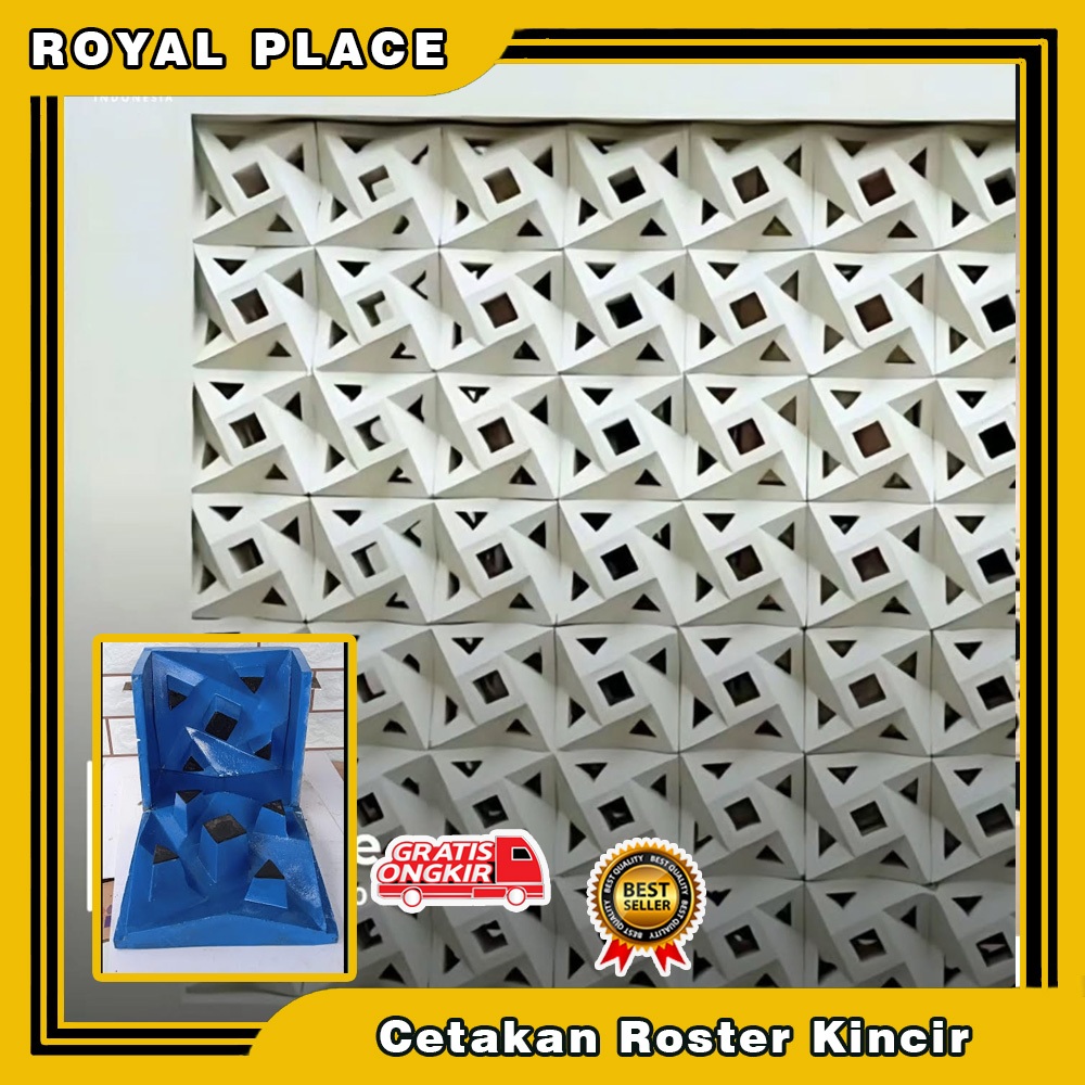 Cetakan Roster Fiber Starro/Kincir 20x20 Termurah se-Indonesia, Garansi produk terbaik & bisa COD