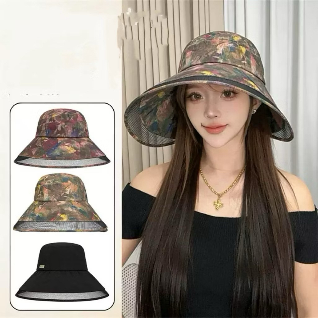 AQILA STORE Topi Visor Wanita Topi Fhasion Gaya Jepang dan Korean Style