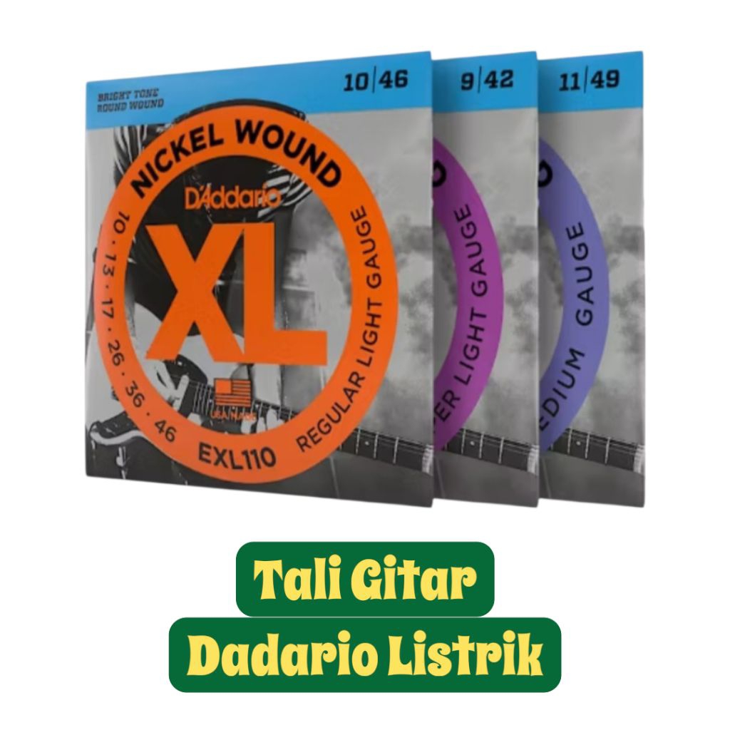 Tali Gitar Listrik / Senar Gitar Listrik DAddario