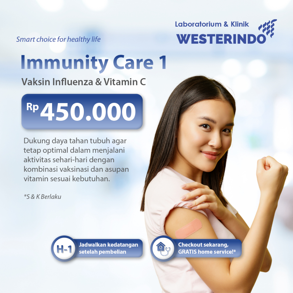 Immunity Care Series - Immunity Care 1 [Vaksin Influenza & Vitamin C] - Westerindo
