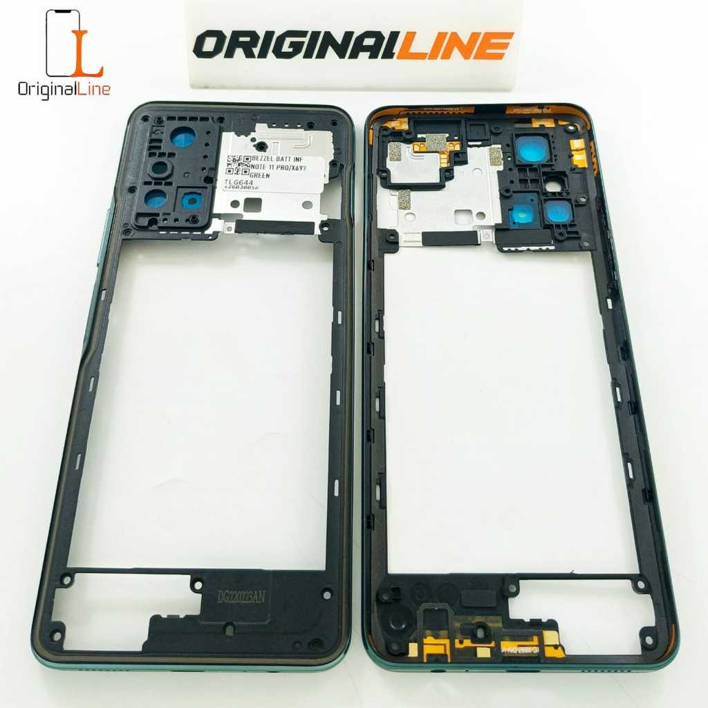 BEZEL KOMPATIBEL UNTUK INFINIX NOTE 11 PRO / X697 / TUTUP MESIN / MIDDLE PLATE / BEZZEL FRAME LCD