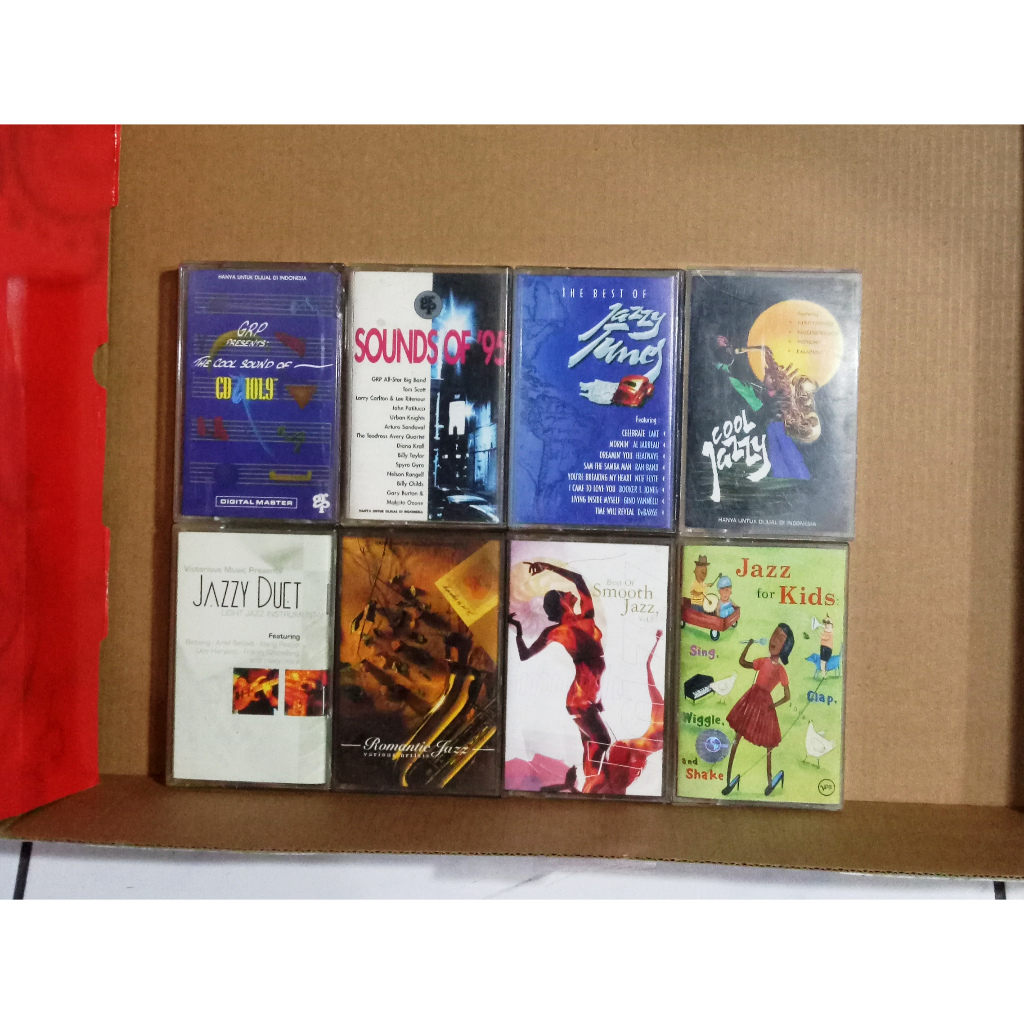 KOMPILASI JAZZ BARAT - PAKET 8 KASET