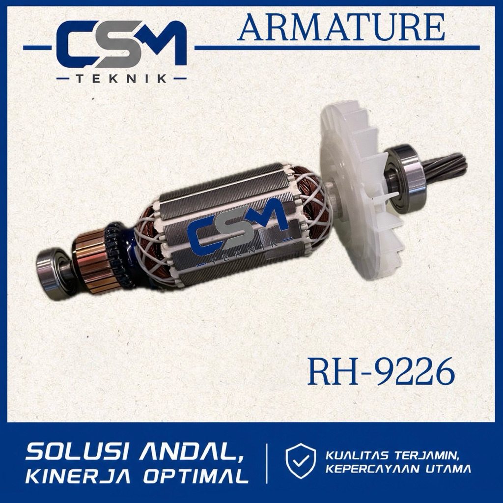 ARMATURE ANGKER MESIN BOR BOBOK FUJIYAMA RH9226 ANGKER MESIN HAMMER DRILL FUJIYAMA RH9226