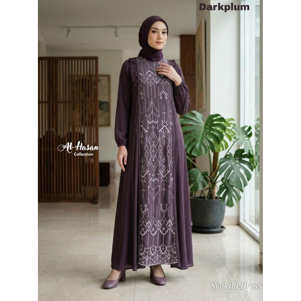 SYAKILA DRESS ORI AL-HASAN/ DRESS AL-HASAN/ AL-HASAN COLLECTION