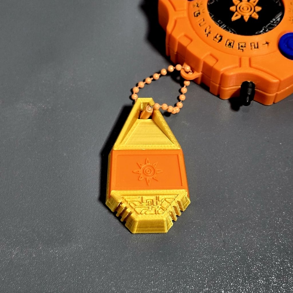 Digi Crest 3D Print | Digimon Crest Keychain | Crest of Courage, Friendship, Love, Knowledge, Sincer