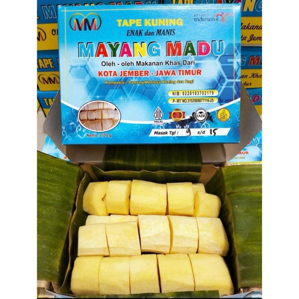 TAPE MAYANG MADU OLEH-OLEH KHAS JEMBER | TAPE MANIS | TAPE SINGKONG | TAPE JEMBER
