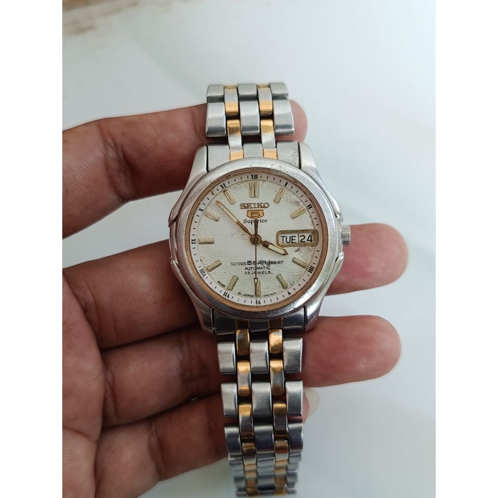 jam seiko 5 superior 23 jewels