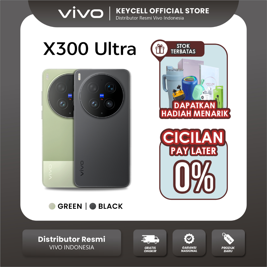 [NEW LAUNCH] vivo X300 Ultra 5G (16/512GB) (16/1TB) – BNIB Garansi Resmi vivo Indonesia Kamera Pro D