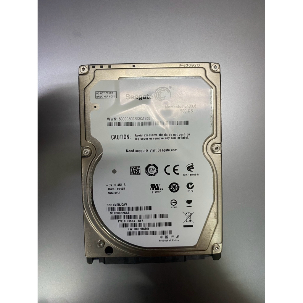 HDD Hardisk 2,5 500GB Seagate Second