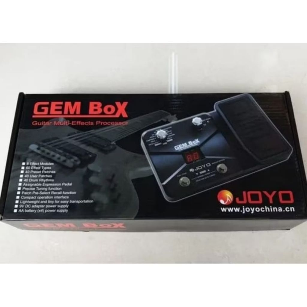 MULTI EFFECT PROCESSOR JOYO GEMBOX EFEK GITAR -JOYO GEM BOX ORIGINAL